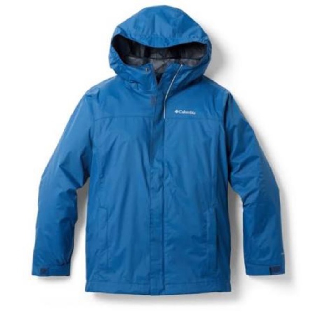 Columbia Boy's Watertight II Jacket Boys Medium 10/12 Mountain Blue